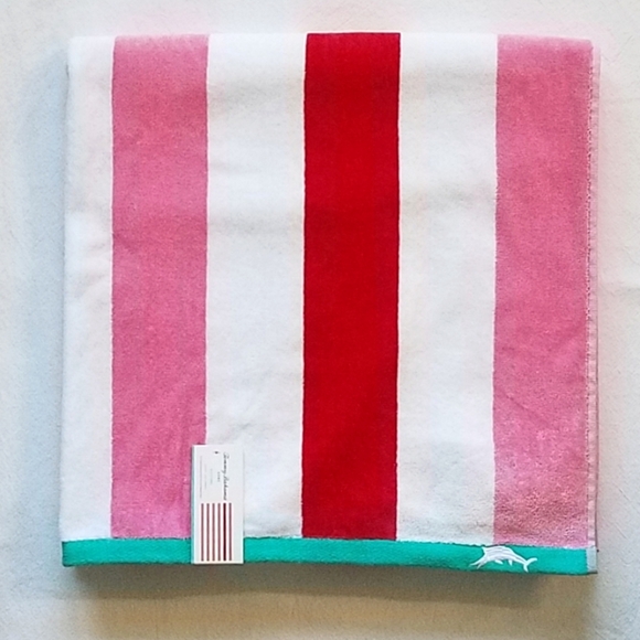 Tommy Bahama Beachside Stripe Oversized Beach Towel - Picture 10 of 10